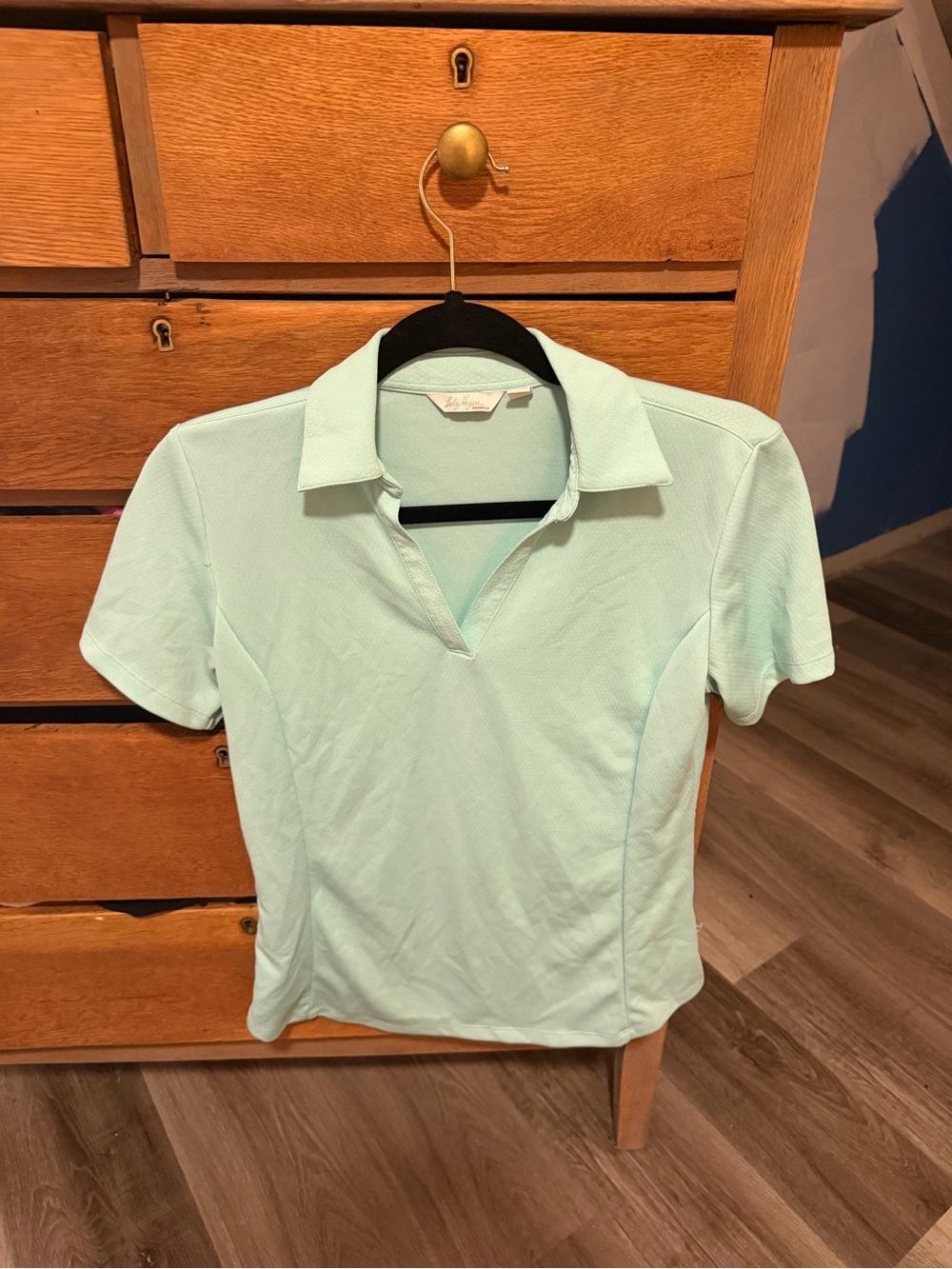 Lady Hagen Mint Short-Sleeve Polo Top